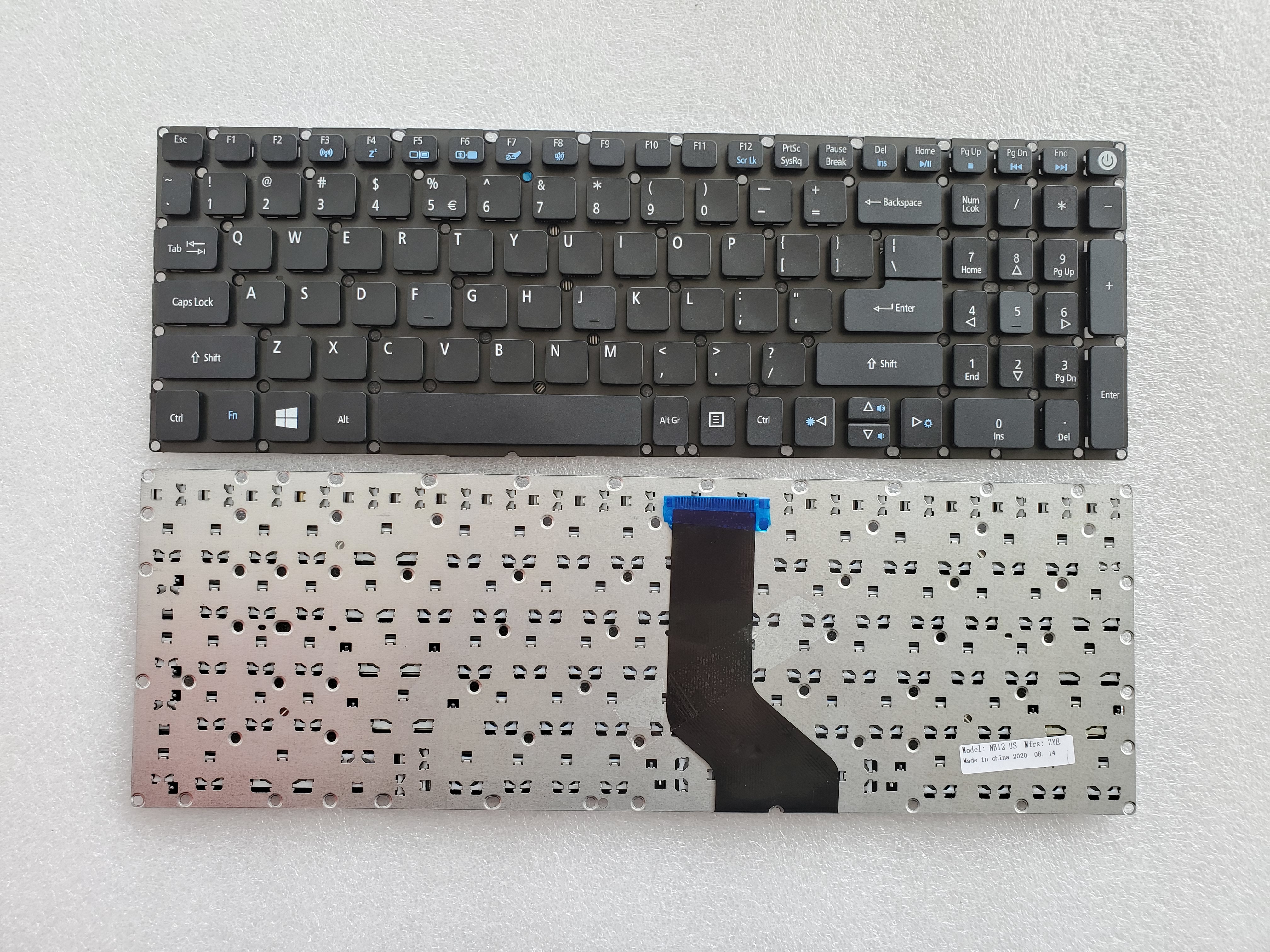 Picture of New Replacement Laptop Keyboard For ACER E5-573/A515-51 BLACK (OEM) US Layout